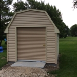Muskego WI 10x14 Barn with roll up door